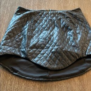Faux Leather skirt